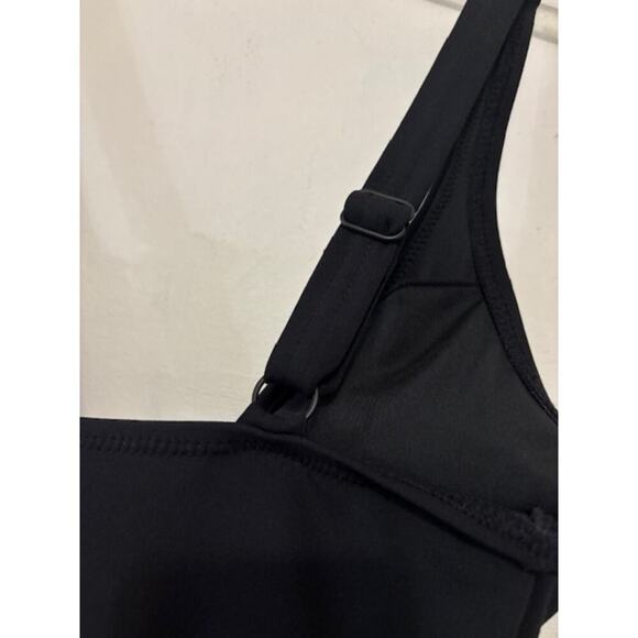 Robin Piccone Bathing Suit Ava Knit One Piece Swimsuit Black Size 4 NWT - Picture 7 of 10